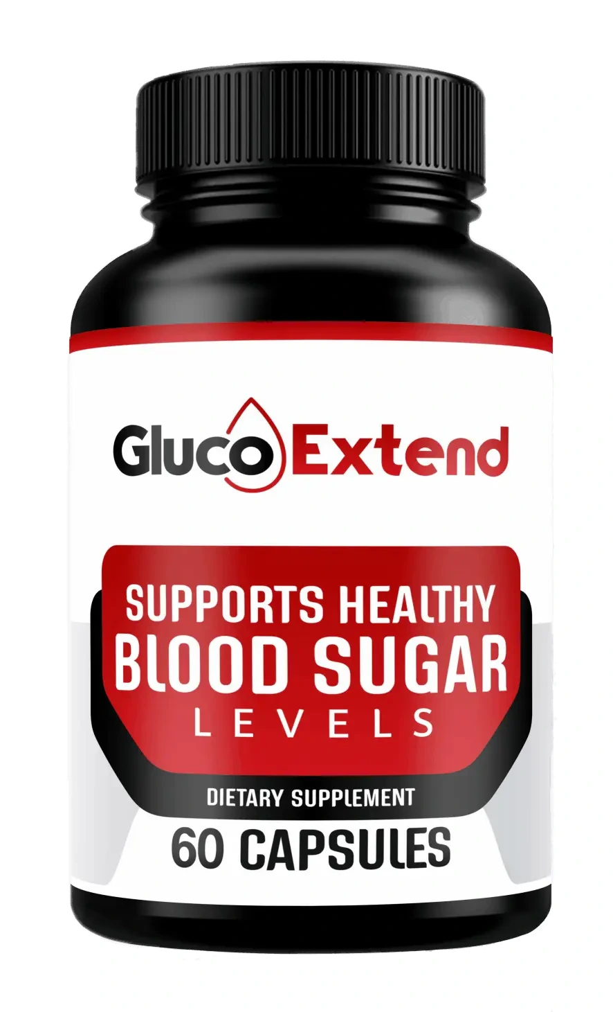 Gluco Extend blood sugar support capsule bottle product
